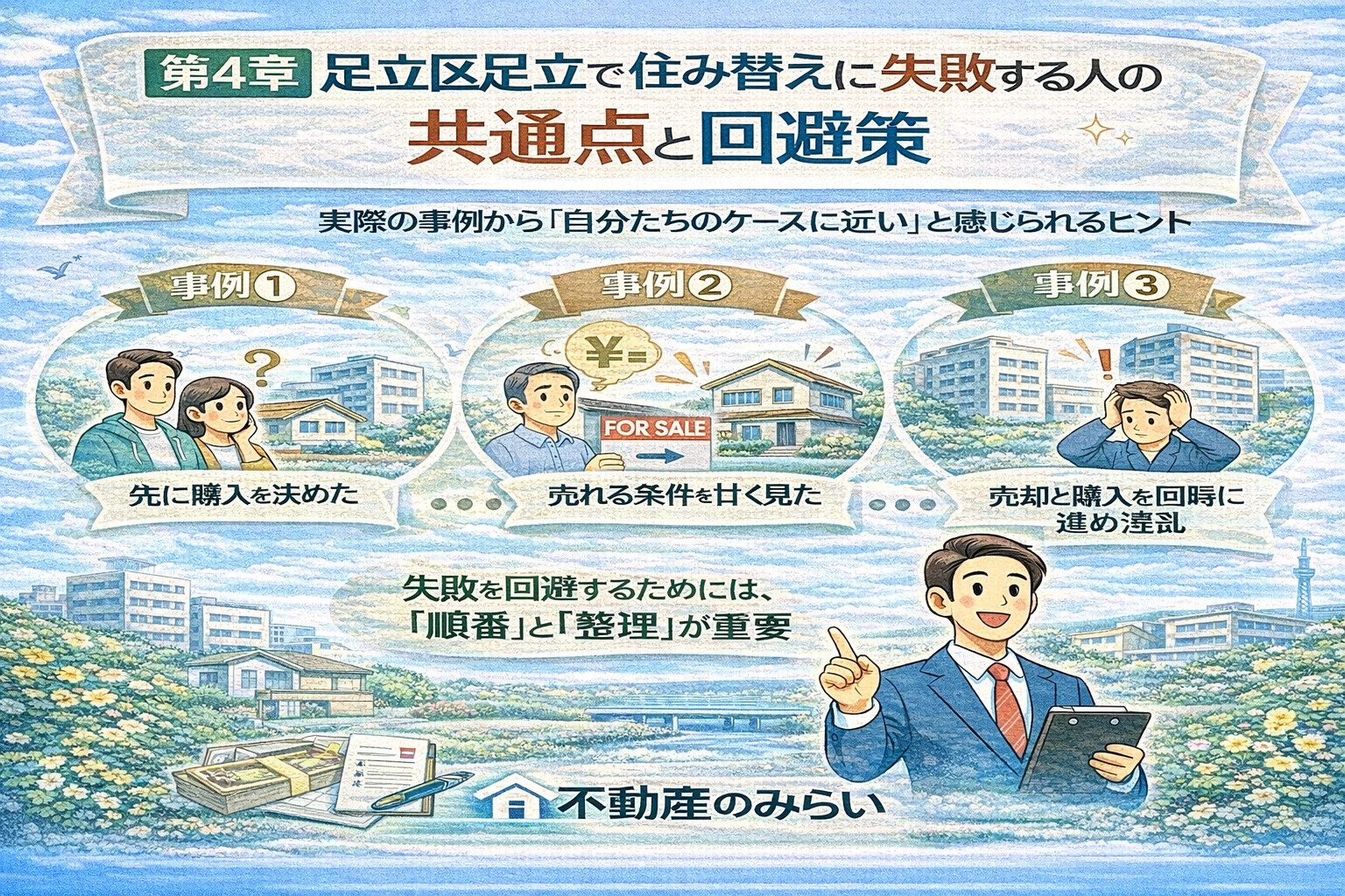 足立区足立で住み替えに失敗しないための回避策