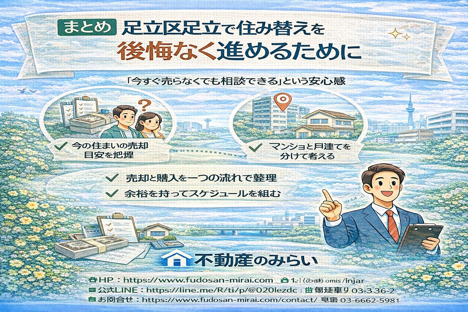 足立区足立で住み替えを後悔なく進めるためのまとめ