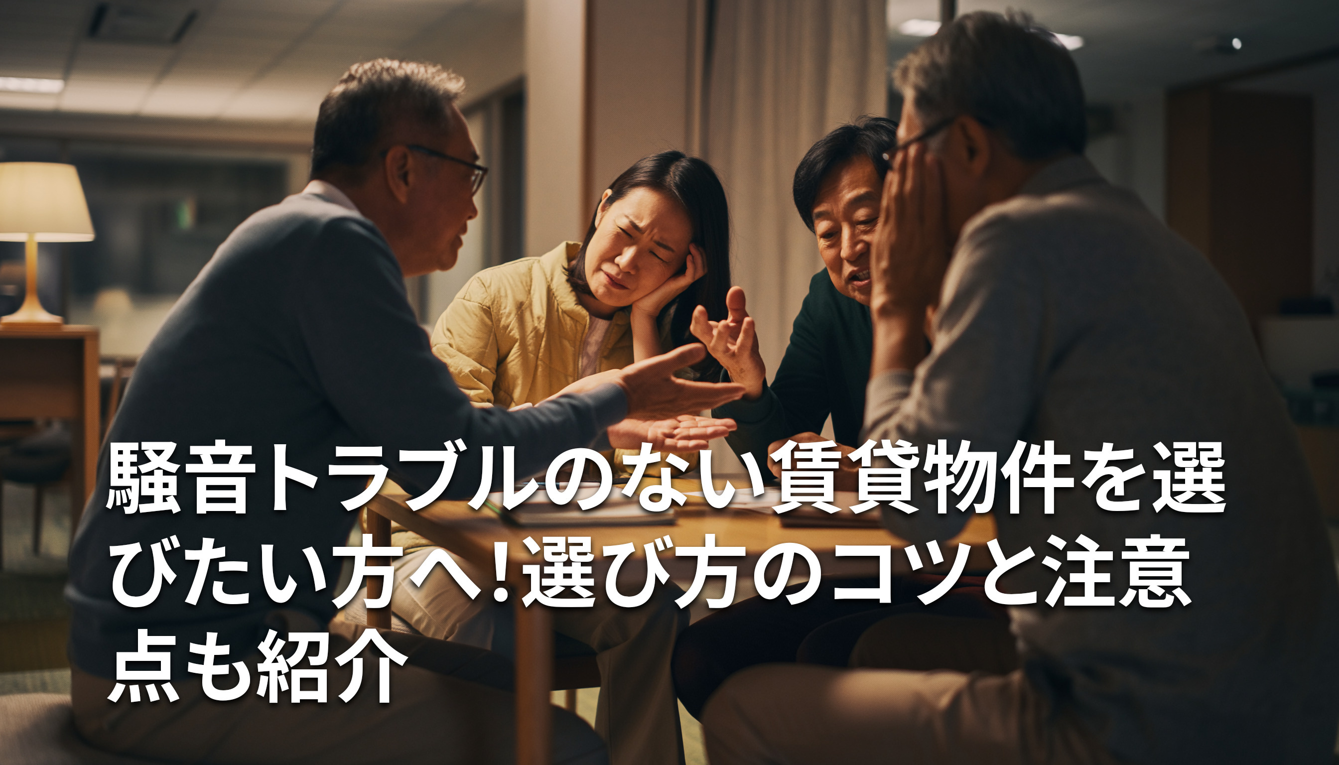 騒音トラブルのない賃貸物件を選びたい方へ！選び方のコツと注意点も紹介の画像