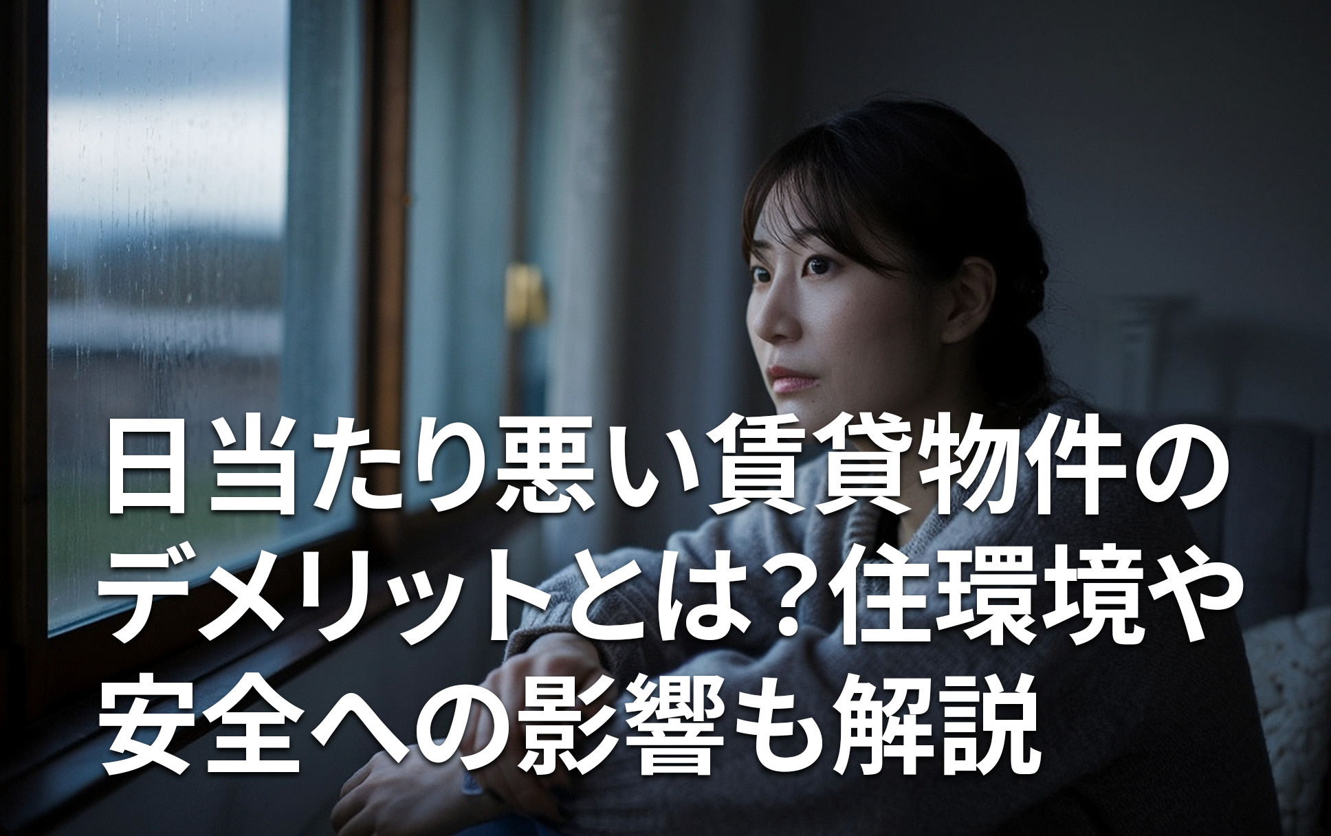日当たり悪い賃貸物件のデメリットとは？住環境や安全への影響も解説の画像