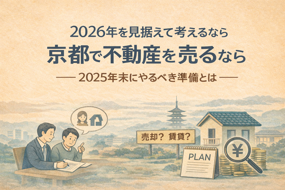 2026年を見据えて京都で不動産を売るなら、2025年末にやるべき準備とはの画像