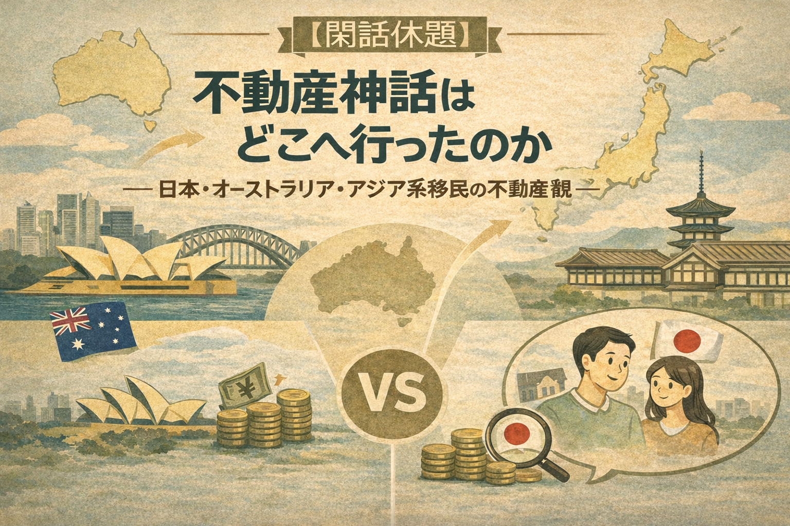 閑話休題｜不動産神話はどこへ行ったのか  ― 日本・オーストラリア・アジア系移民の不動産観 ―の画像