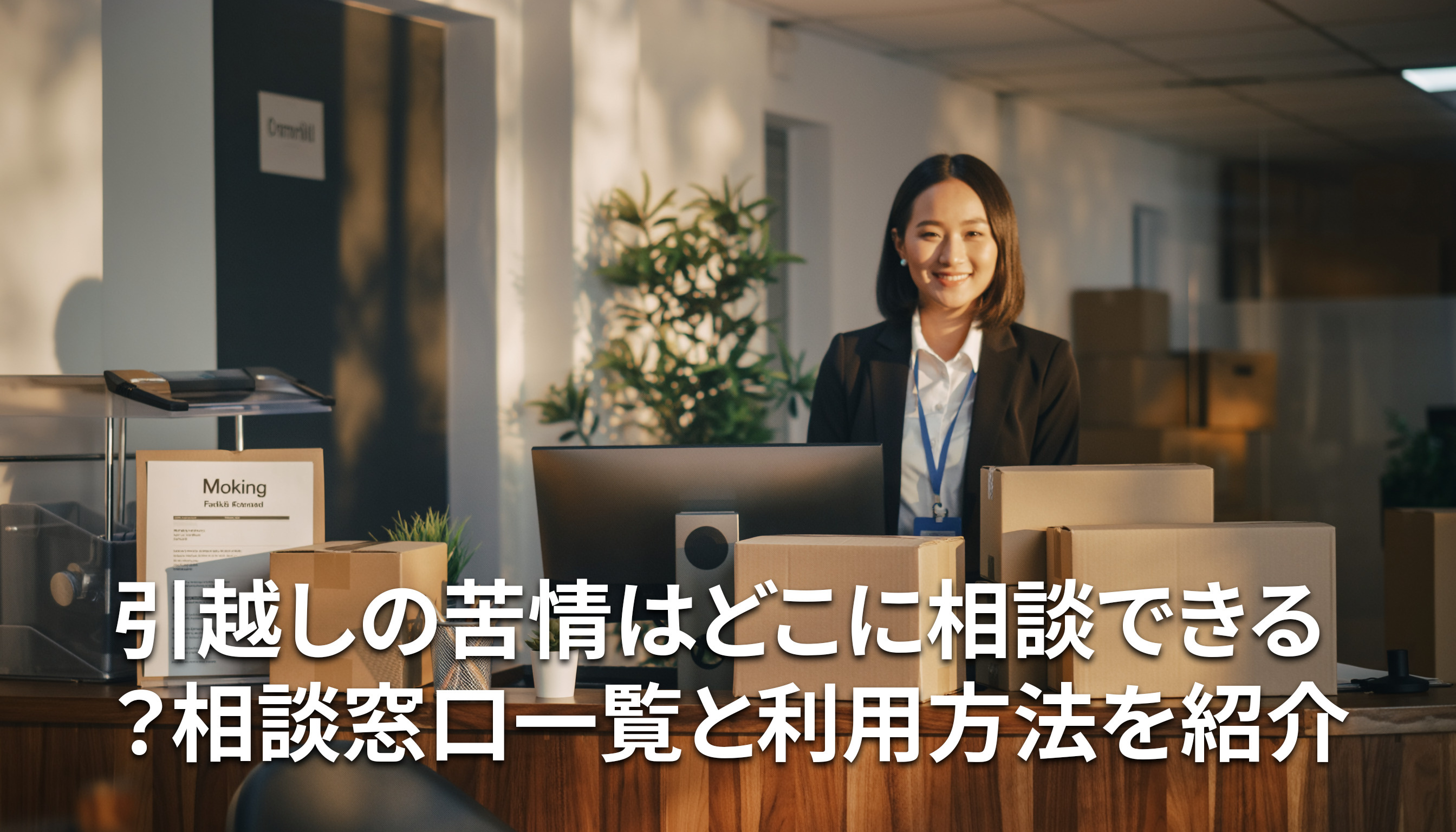 引越しの苦情はどこに相談できる？相談窓口一覧と利用方法を紹介の画像