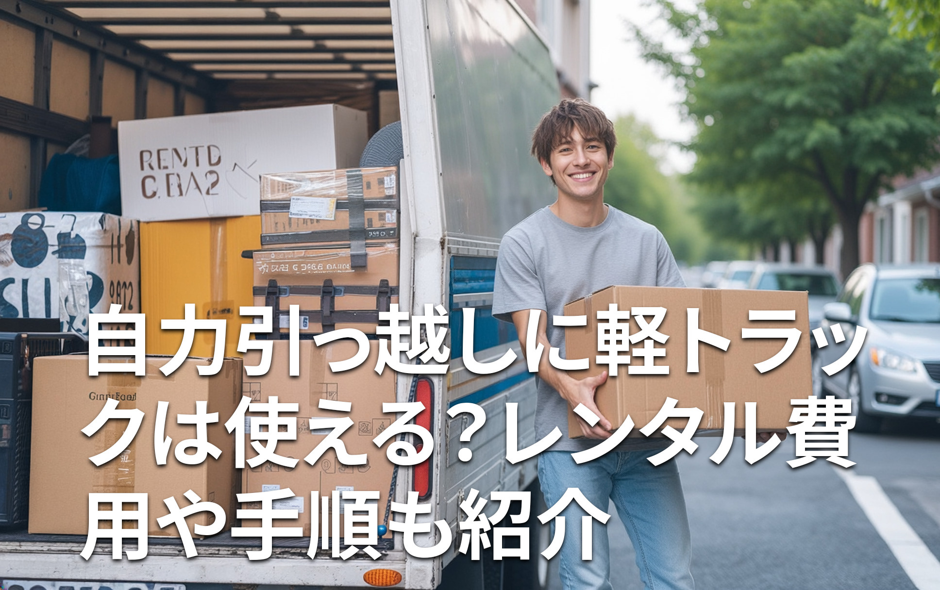 自力引っ越しに軽トラックは使える？レンタル費用や手順も紹介の画像