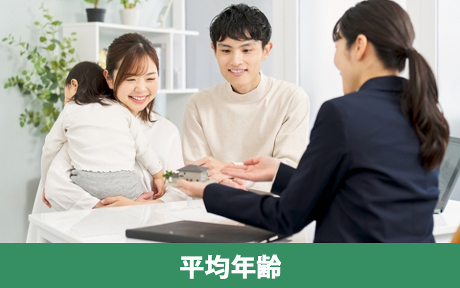 不動産購入の平均年齢は何歳？