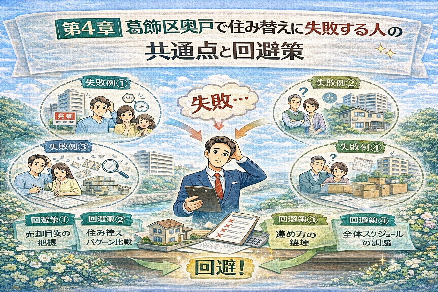 葛飾区奥戸で住み替えに失敗しないための回避策