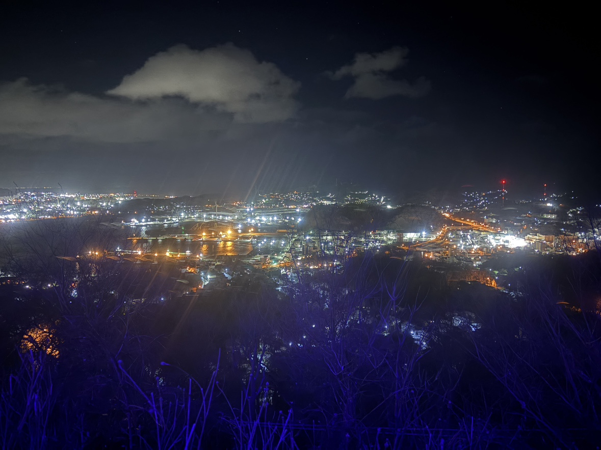 室蘭の夜景✨の画像