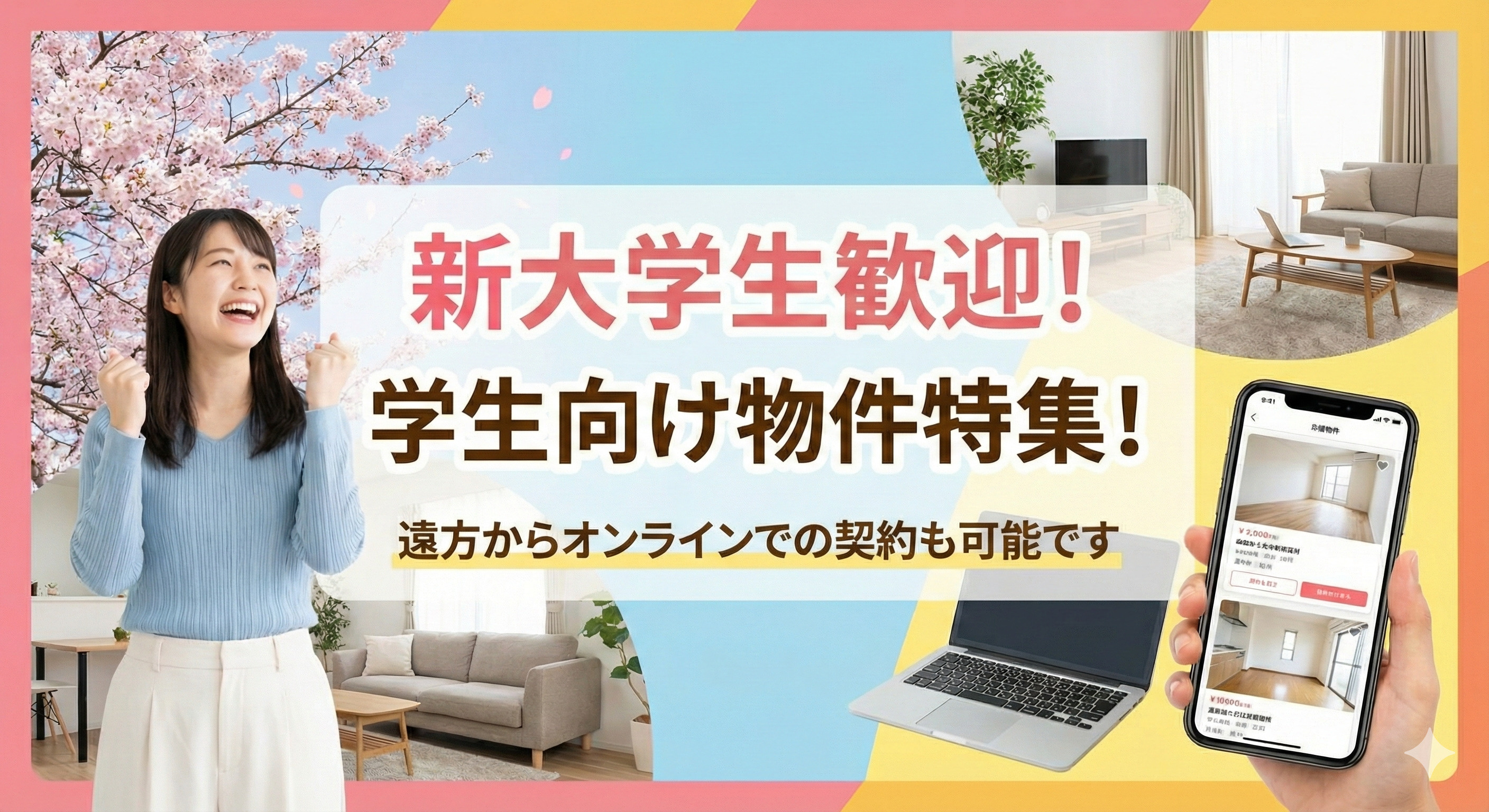 新潟工科大学新潟産業大学学生向け物件特集！の画像