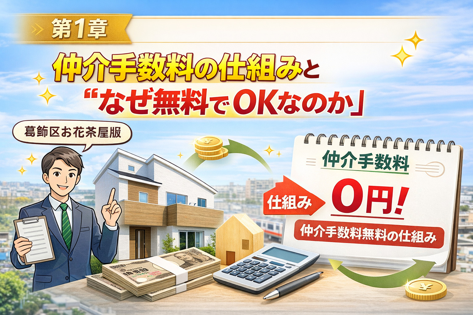 葛飾区お花茶屋の新築戸建てで仲介手数料が無料になる仕組みを分かりやすく解説