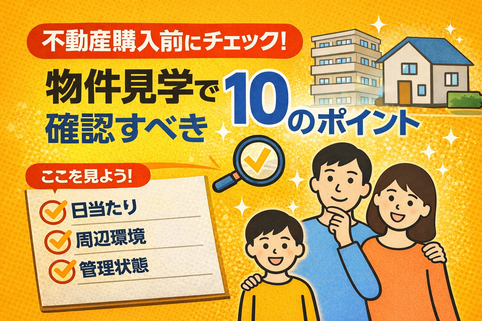 不動産購入前のチェックポイントは?物件見学で注意すべき確認事項と失敗例の画像