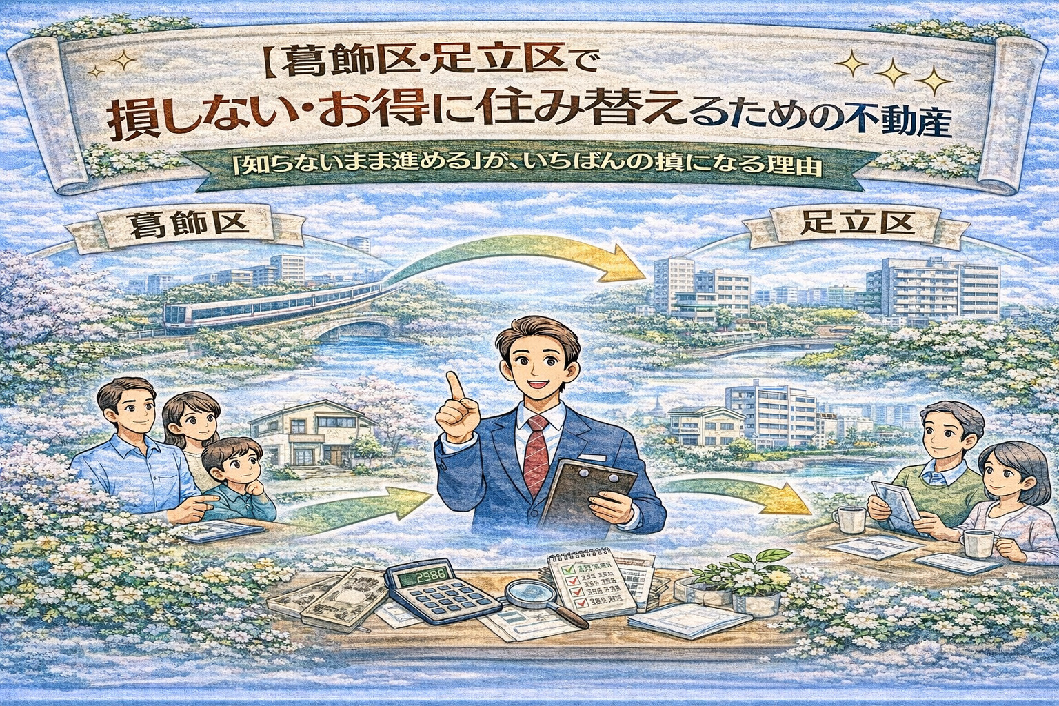【葛飾区・足立区】  損しない・お得に住み替えるための不動産売却ガイド ──「知らないまま進める」が、いちばんの損になる理由の画像