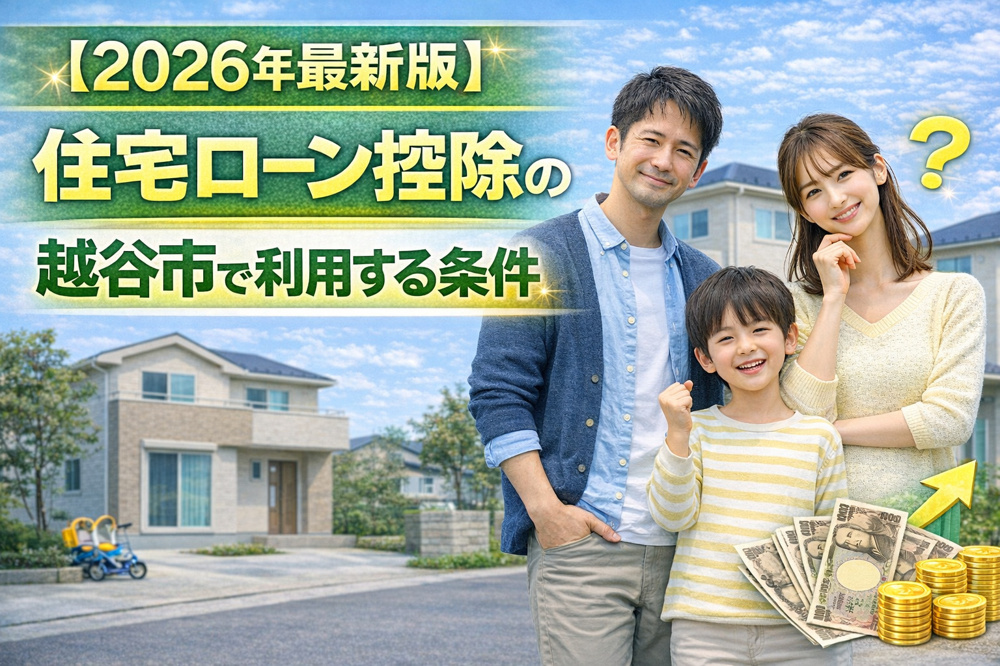 【2026年最新版】住宅ローン控除の仕組みと越谷市で利用する条件の画像