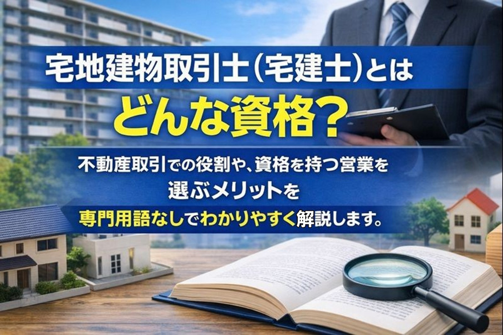宅地建物取引士（宅建士）とは？資格の内容と“持っている営業”を選ぶメリットの画像