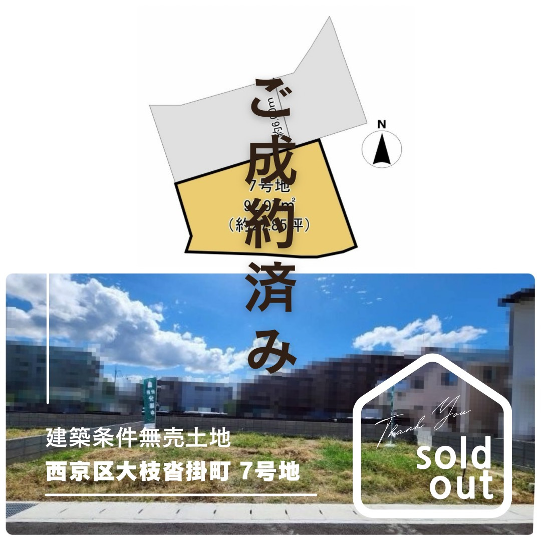 売却実績ーベラヴィーレ大枝Ⅱ 7号地ーの画像