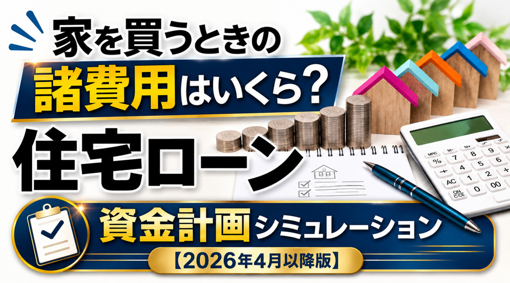資金計画シミュレーション【2026年4月以降版　固定金利追加・不動産取得税床面積40㎡】の画像