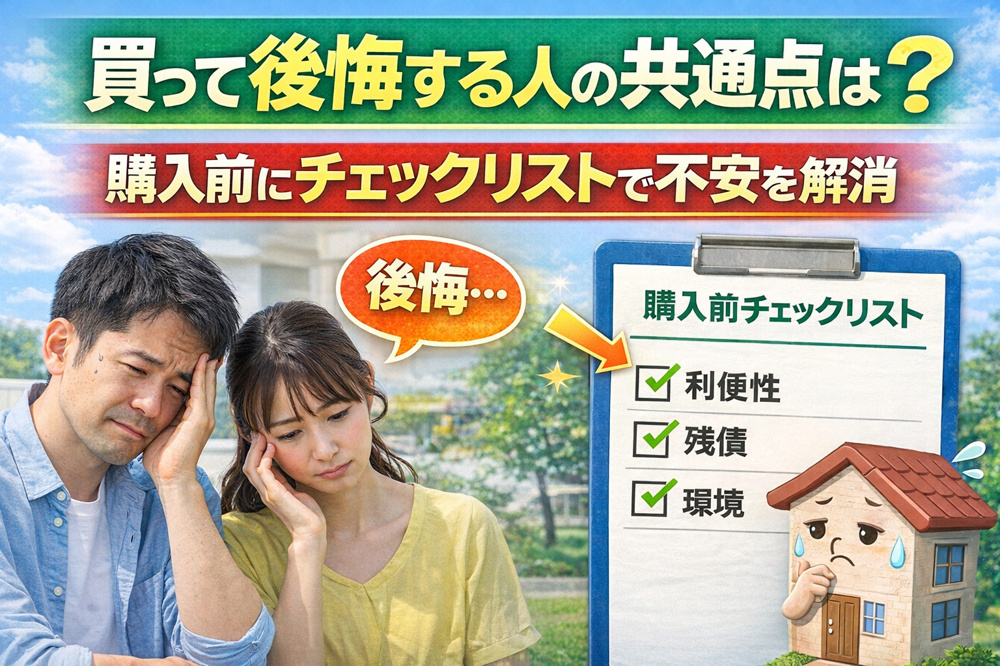 買って後悔する人の共通点は何？購入前にチェックリストで不安を解消の画像