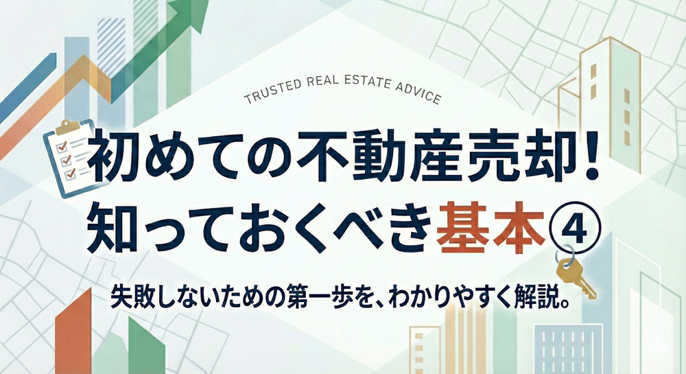 初めての不動産売却！　知っておきたい基本④の画像