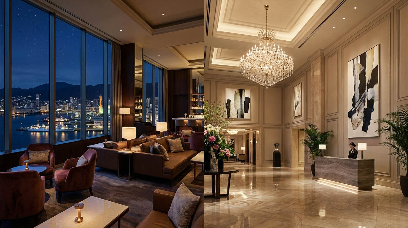 来客を魅了するエントランスと眺望。神戸の中心で、人を呼びたくなる住まいを手に入れる。の画像