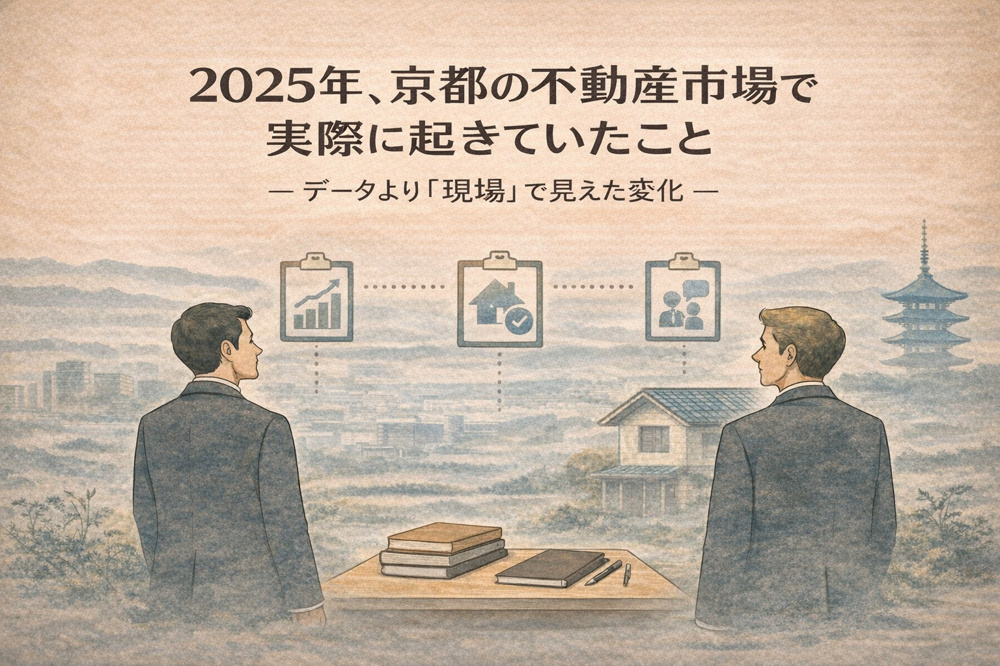 2025年、京都の不動産市場で実際に起きていたこと  ― データより「現場」で見えた変化 ―の画像