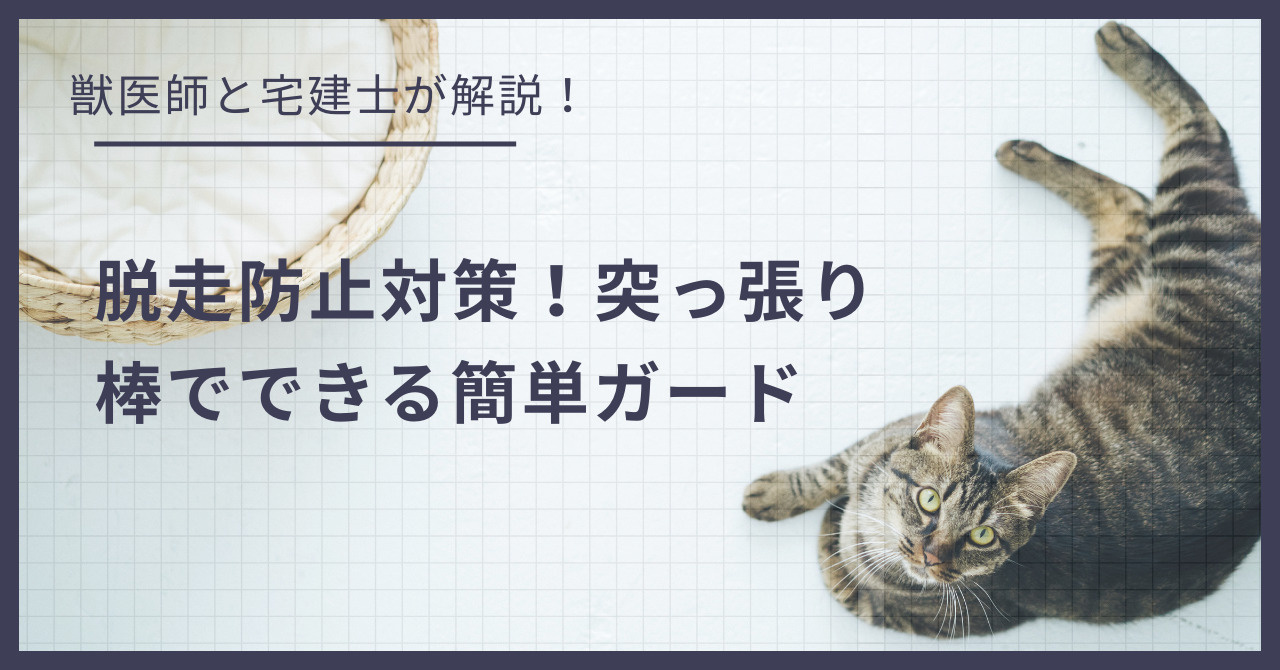 賃貸の窓・網戸の脱走防止対策！100均や突っ張り棒でできる簡単ガードの画像