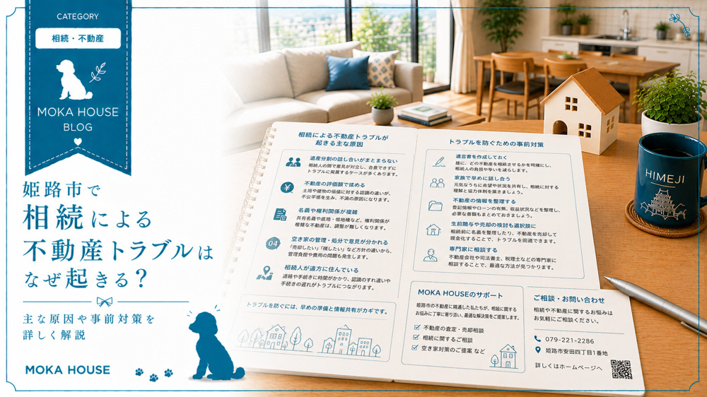 姫路市で相続による不動産トラブルはなぜ起きる？主な原因や事前対策を詳しく解説の画像