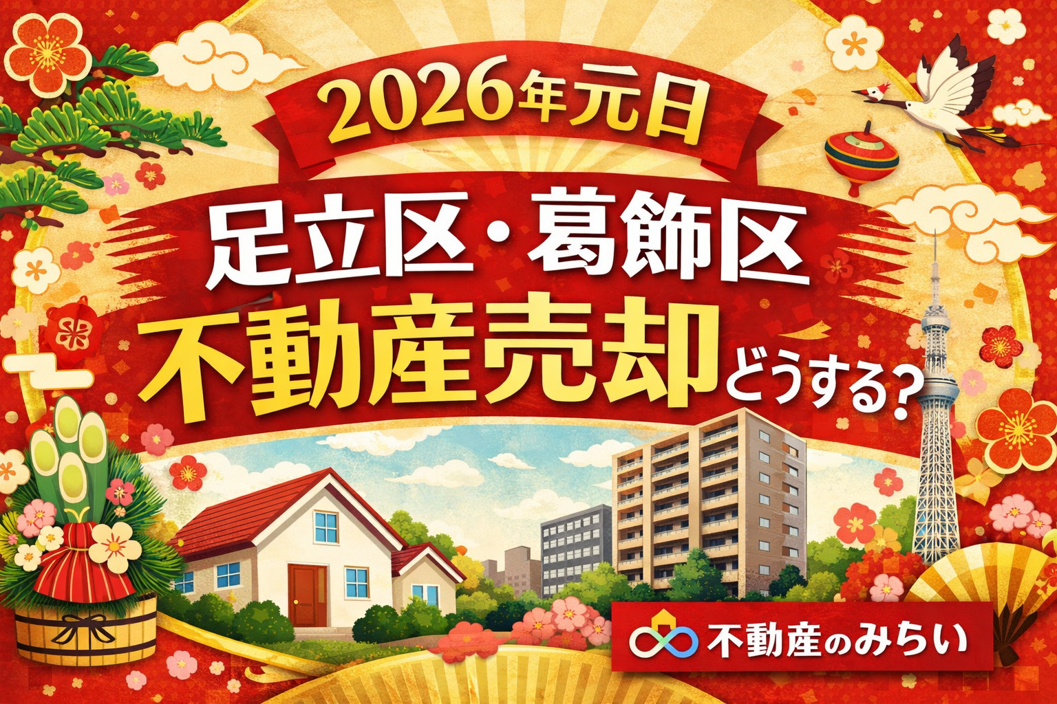 【2026年 元日】足立区・葛飾区の不動産売却で 「やってよかったこと」「やらなくてよかったこと」の画像
