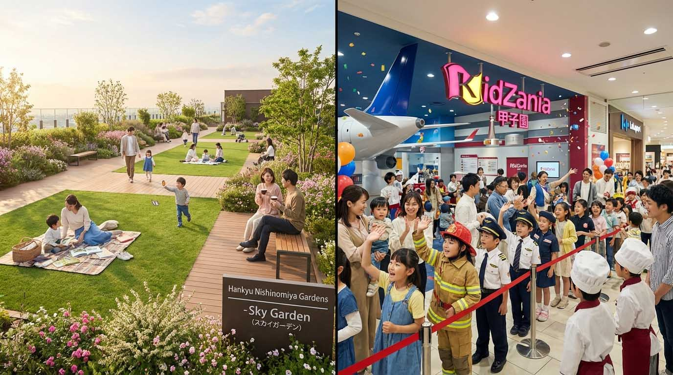 西宮ガーデンズvsららぽーと甲子園｜子育て世代の住まいはどっち？の画像