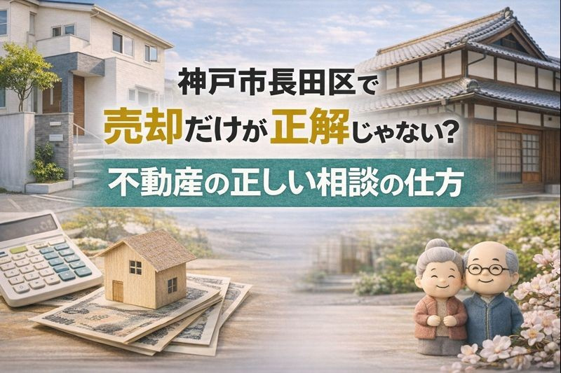 神戸市長田区で売却だけが正解じゃない?不動産の正しい相談の仕方の画像
