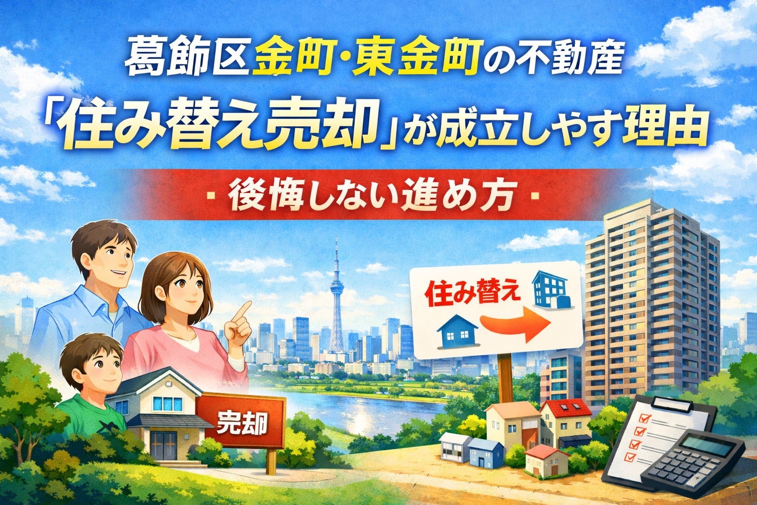 葛飾区金町・東金町の不動産市場と住み替え売却の相性