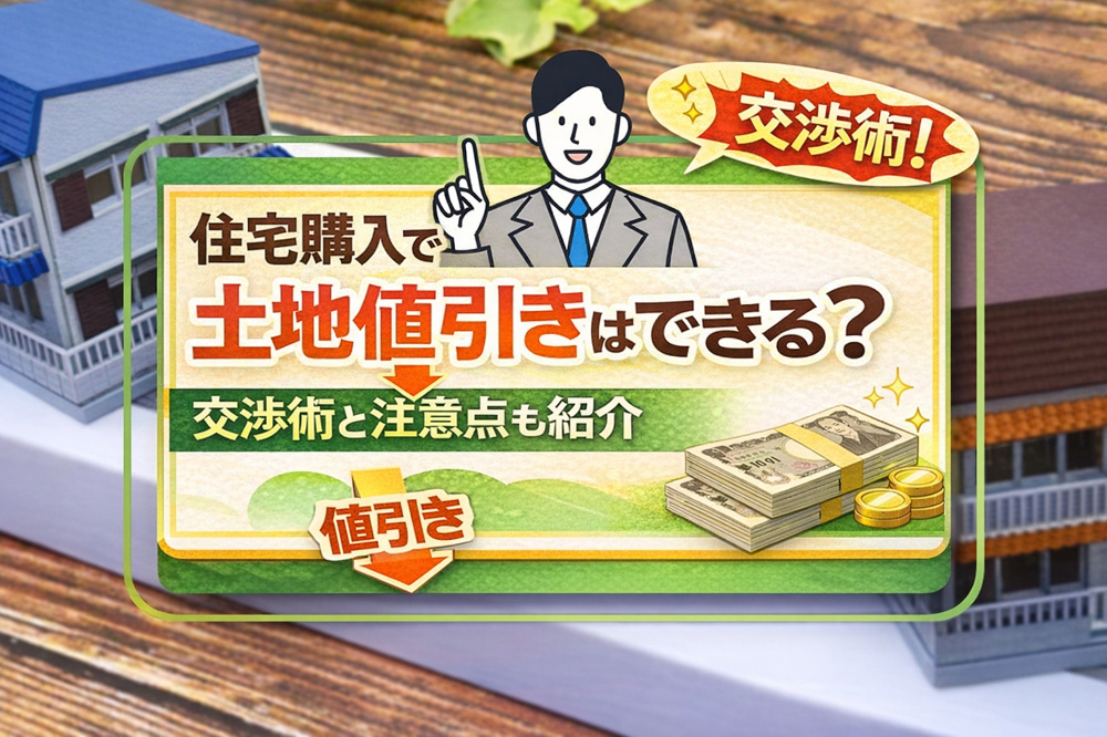 住宅購入で土地値引きはできる？交渉術と注意点も紹介の画像