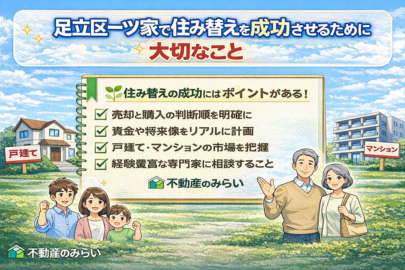 足立区一ツ家で後悔しない住み替えを実現するためのまとめ