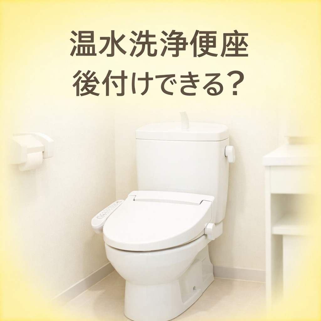 「温水洗浄便座」後付けできる？賃貸での注意点まとめ～名古屋My賃貸～の画像
