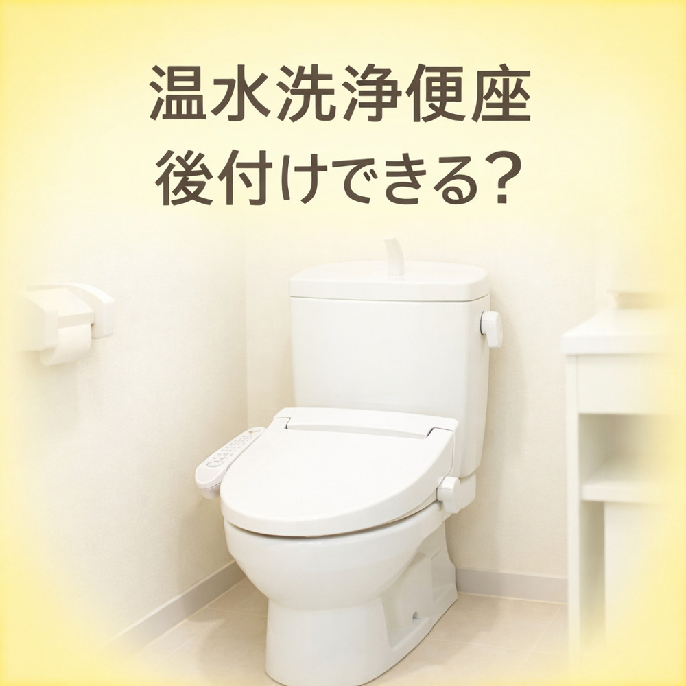 「温水洗浄便座」後付けできる？賃貸での注意点まとめ～名古屋My賃貸～の画像
