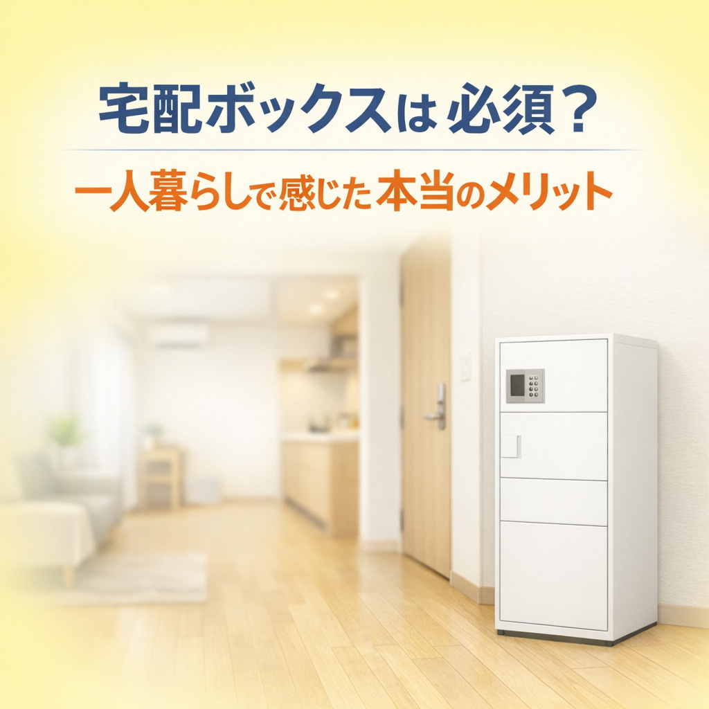 宅配ボックスは必須？一人暮らしで感じた本当のメリット～名古屋My賃貸～の画像