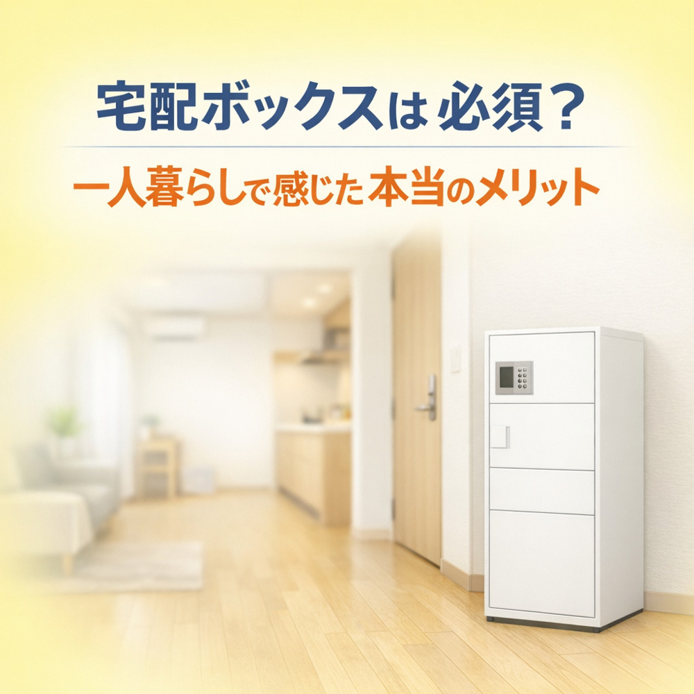 宅配ボックスは必須？一人暮らしで感じた本当のメリット～名古屋My賃貸～の画像