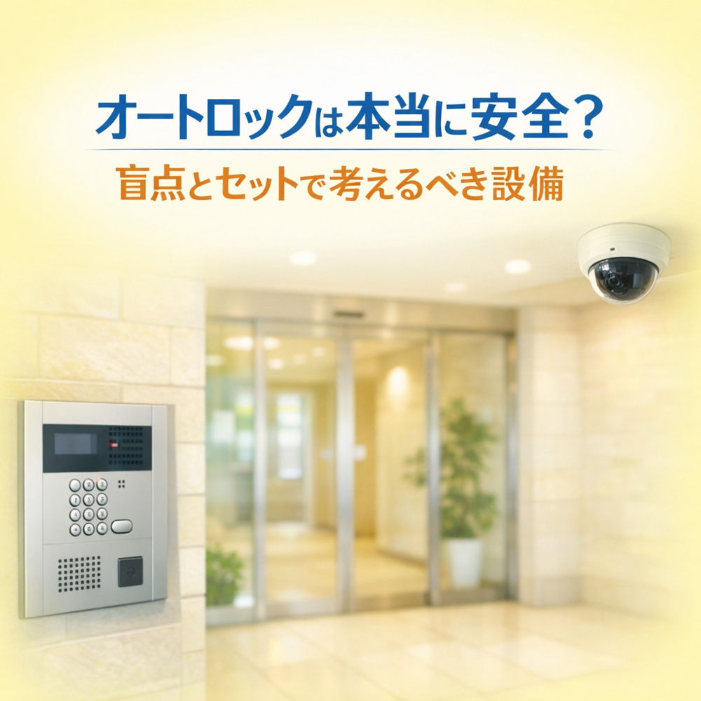 オートロックは本当に安全？盲点とセットで考えるべき設備～名古屋My賃貸～の画像