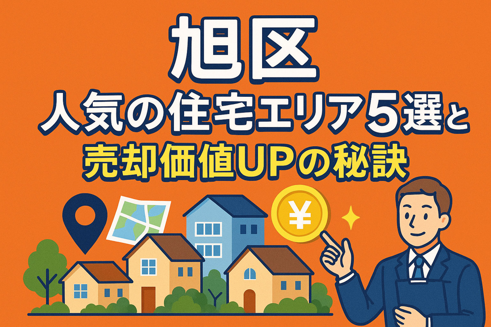 旭区で人気の住宅エリア5選と売却価値UPの秘訣の画像