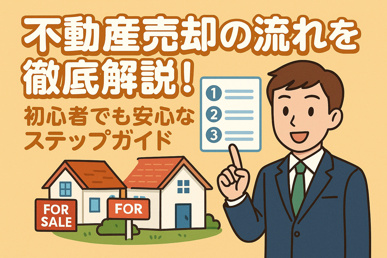 不動産売却の流れを徹底解説！初心者でも安心なステップガイドの画像