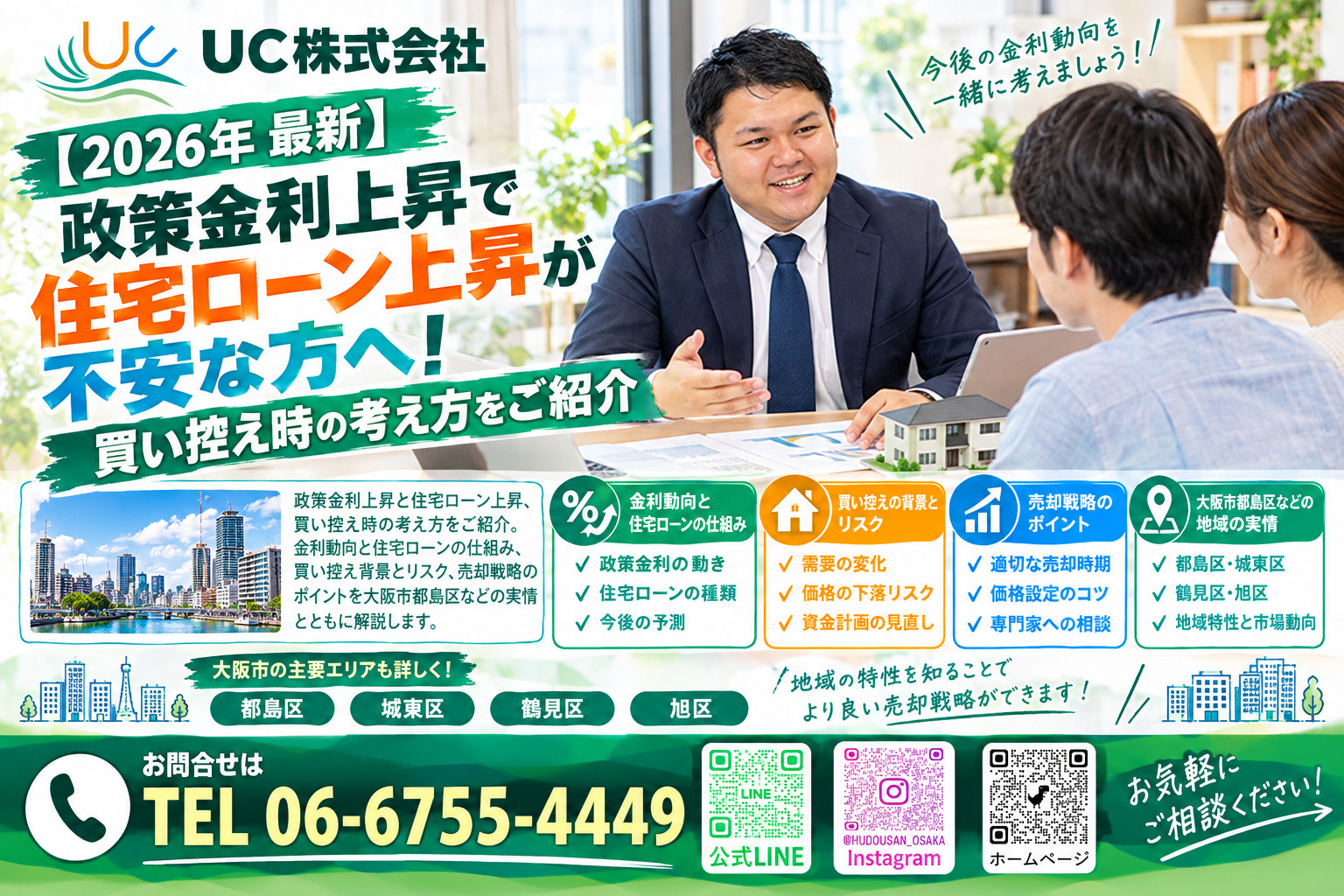 【2026年　最新】政策金利上昇で住宅ローン上昇が不安な方へ！買い控え時の考え方をご紹介の画像