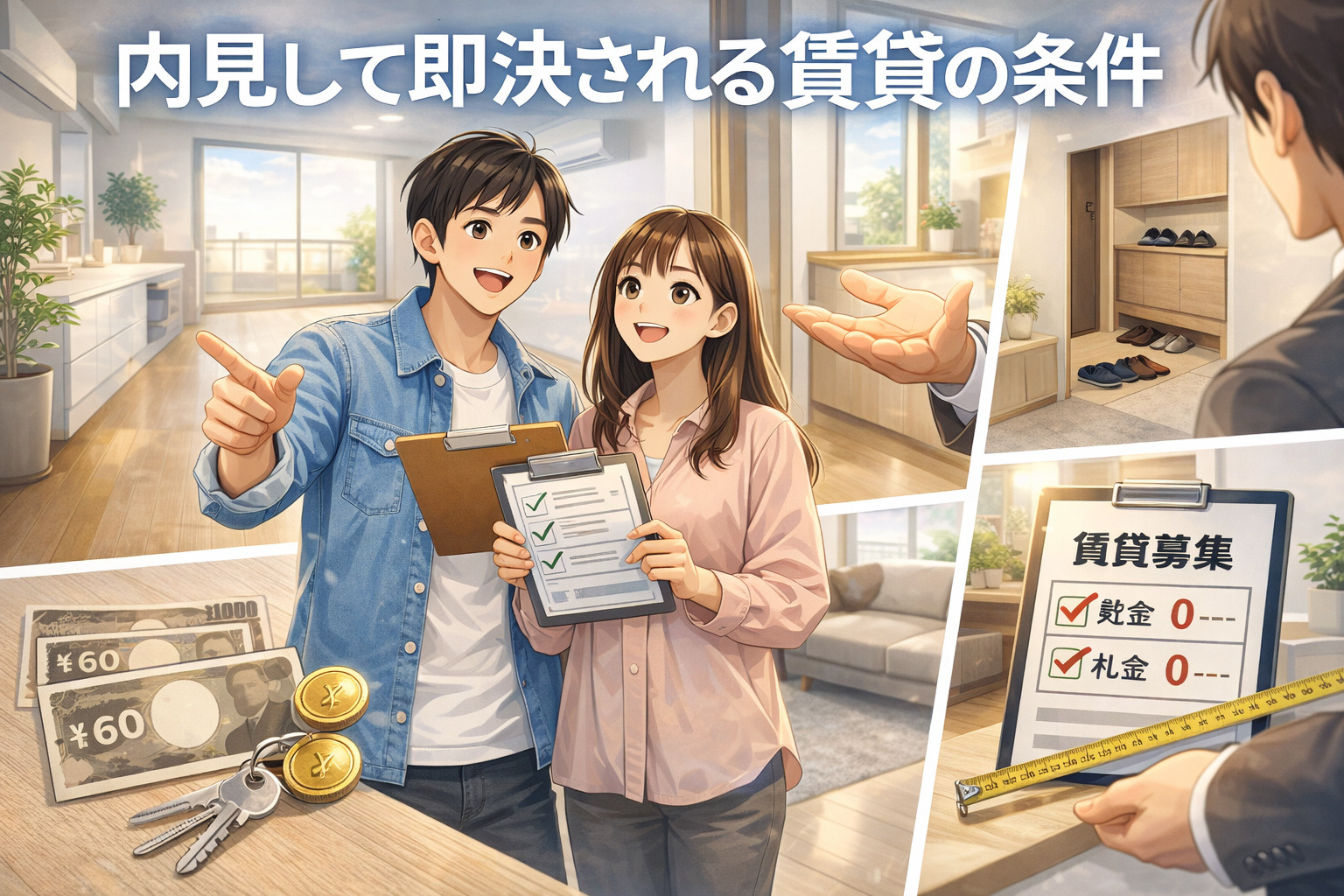 「内見して即決される賃貸」の条件とは？不動産屋が本音で解説の画像