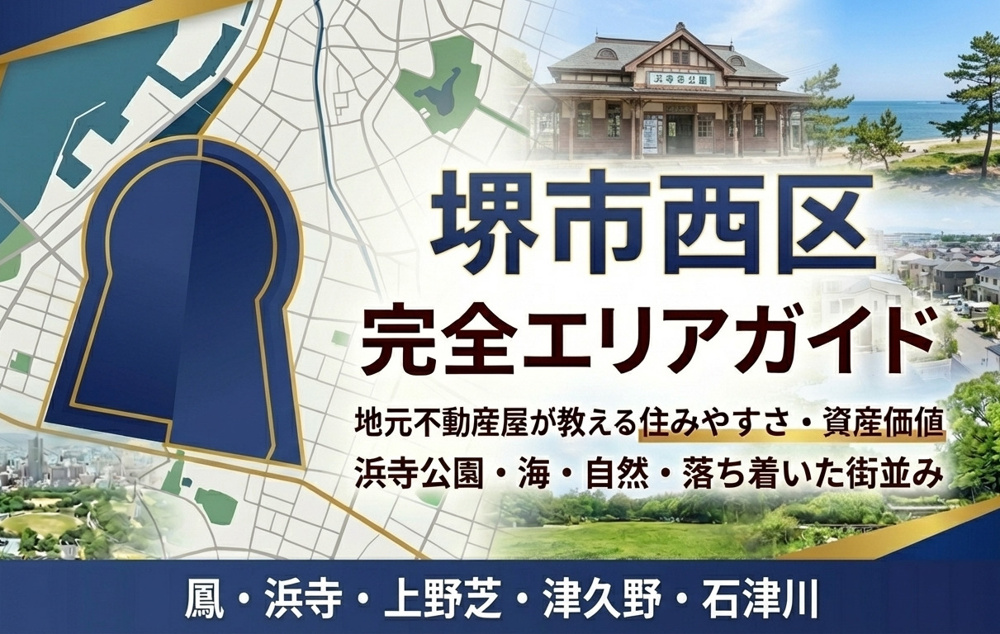 【堺市西区Vol.5】中古マンションを賢く買う！プロが注目する「資産価値×暮らし」の2大エリアの画像