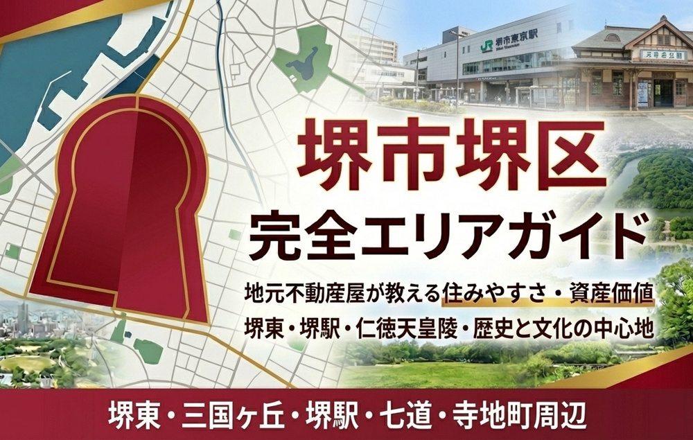 【堺区Vol.1】堺の心臓部「堺東」で叶える、利便性と賑わいに満ちた都会的ライフスタイルの画像