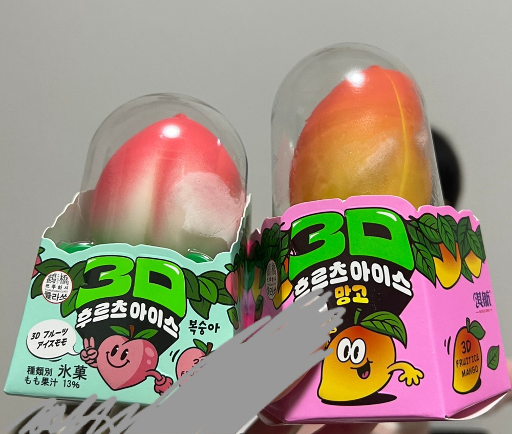 話題の３Dフルーツアイスの画像