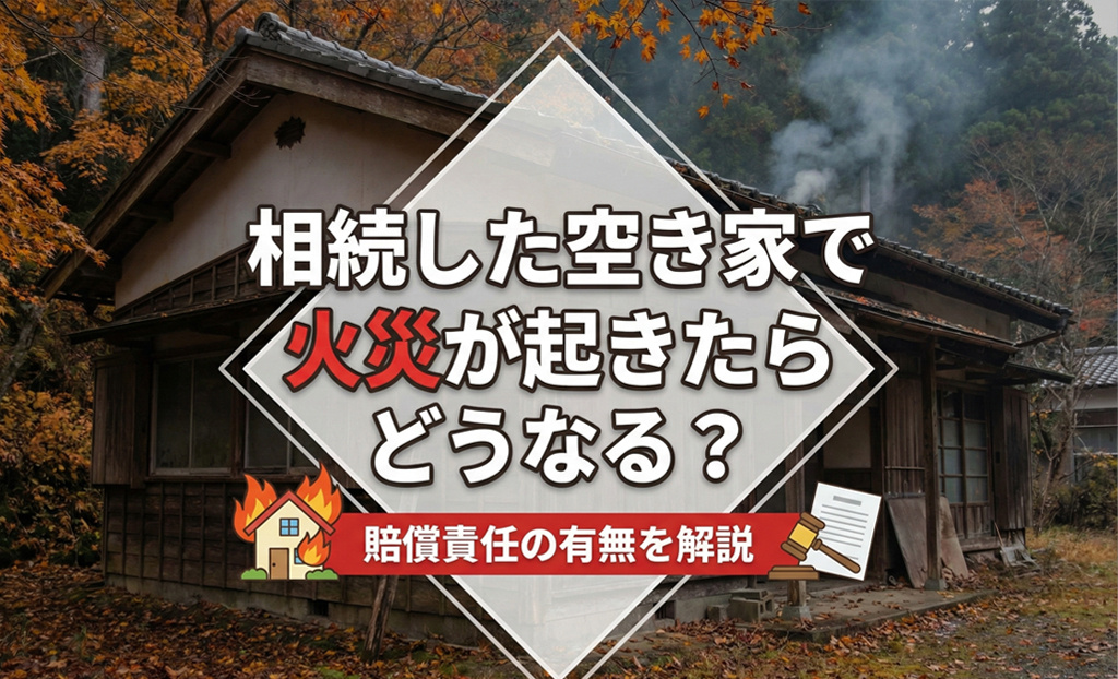【空き家管理】相続した空き家で火災が起きたらどうなる？賠償責任の有無を解説の画像