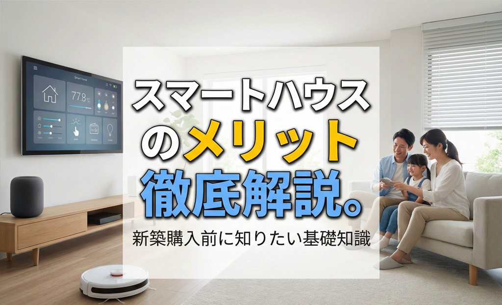 スマートハウスのメリット徹底解説。新築購入前に知りたい基礎知識の画像