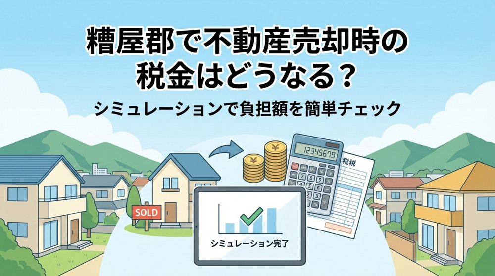 糟屋郡で不動産売却時の税金はどうなる？シミュレーションで負担額を簡単チェックの画像
