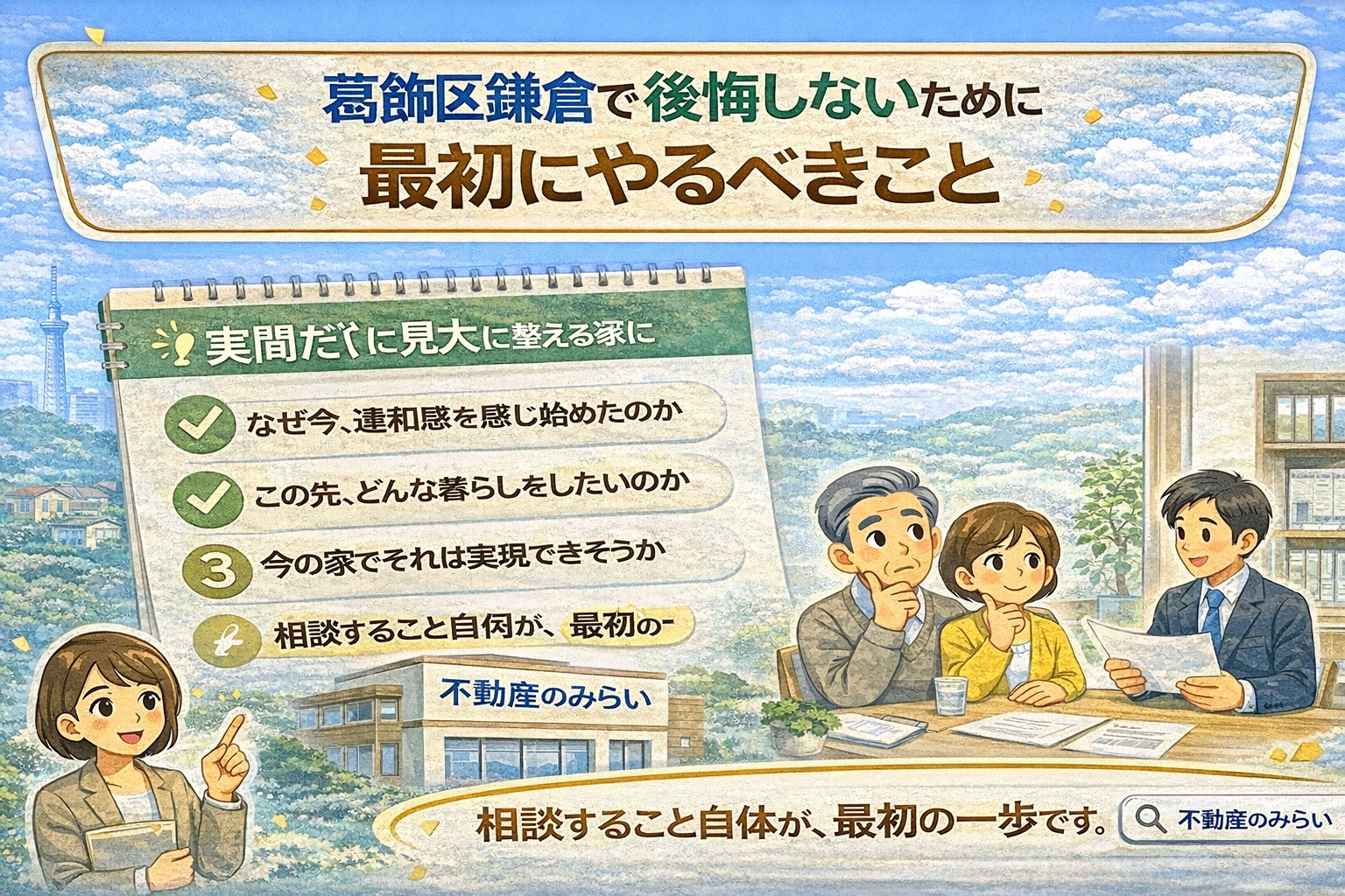 葛飾区鎌倉で後悔しない住み替えの進め方をまとめた画像