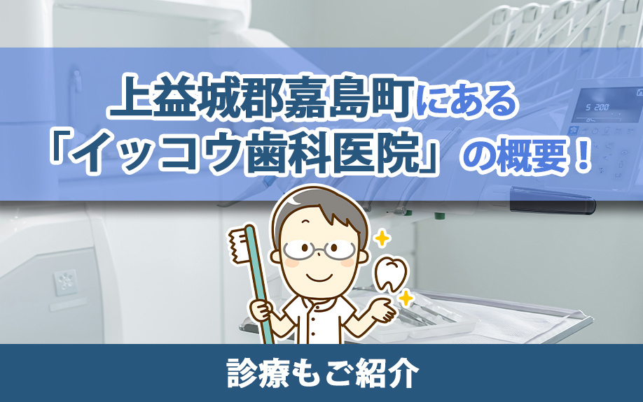 上益城郡嘉島町にある「イッコウ歯科医院」の概要！診療もご紹介の画像