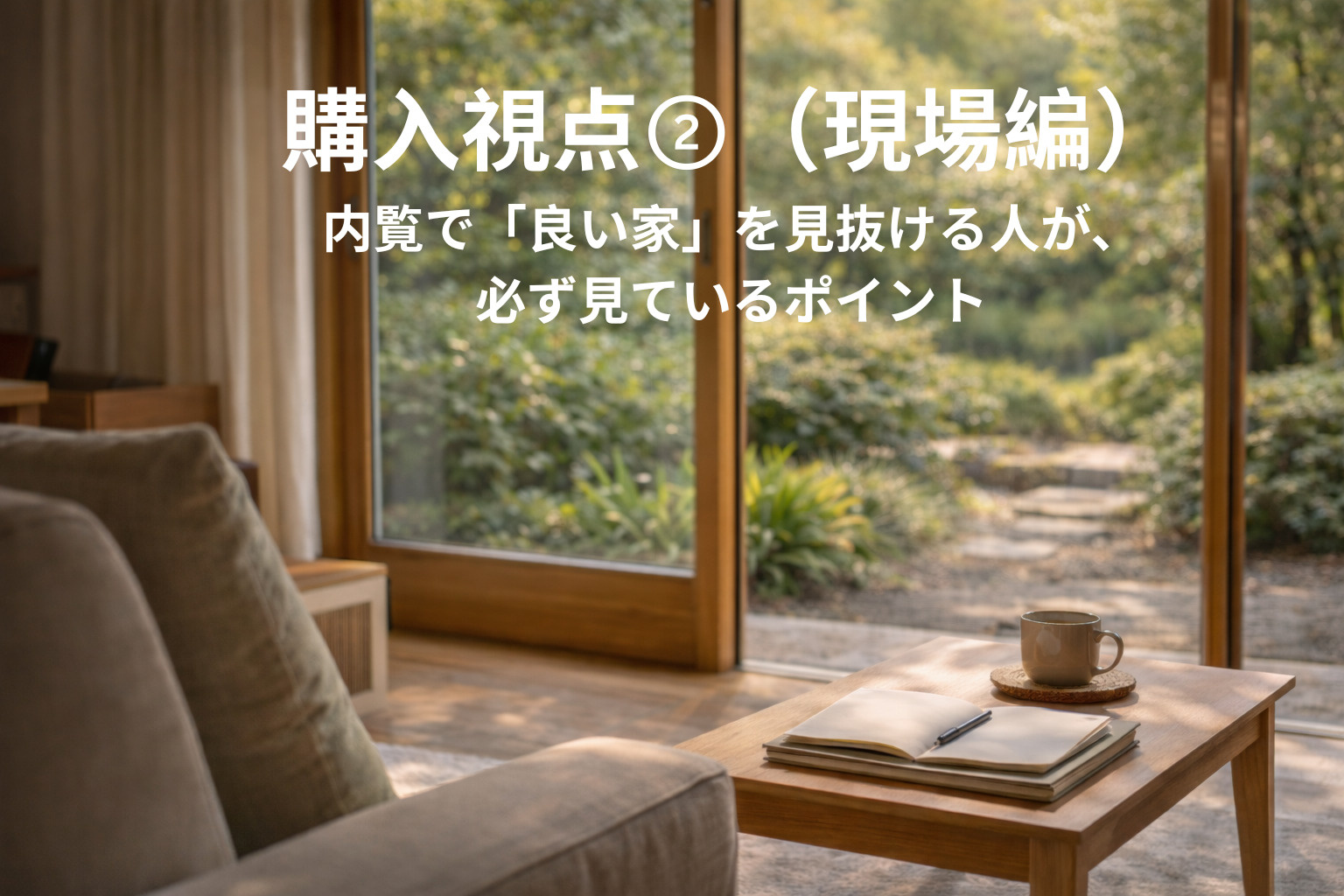 内覧で「良い家」を見抜ける人が、必ず見ているポイントの画像