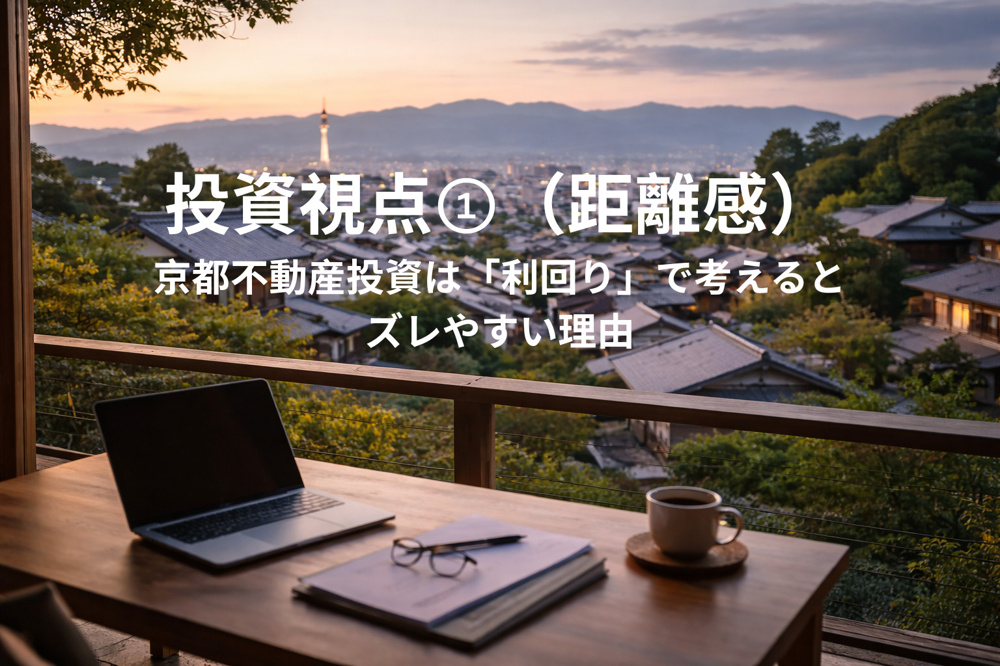 京都不動産投資は「利回り」で考えるとズレやすい理由の画像